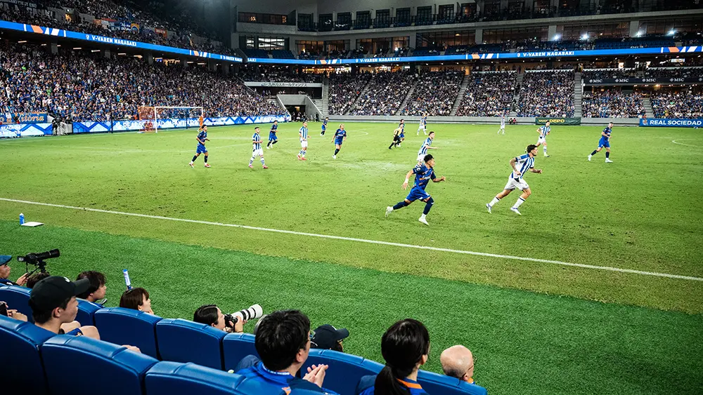 ピッチが近い座席イメージ