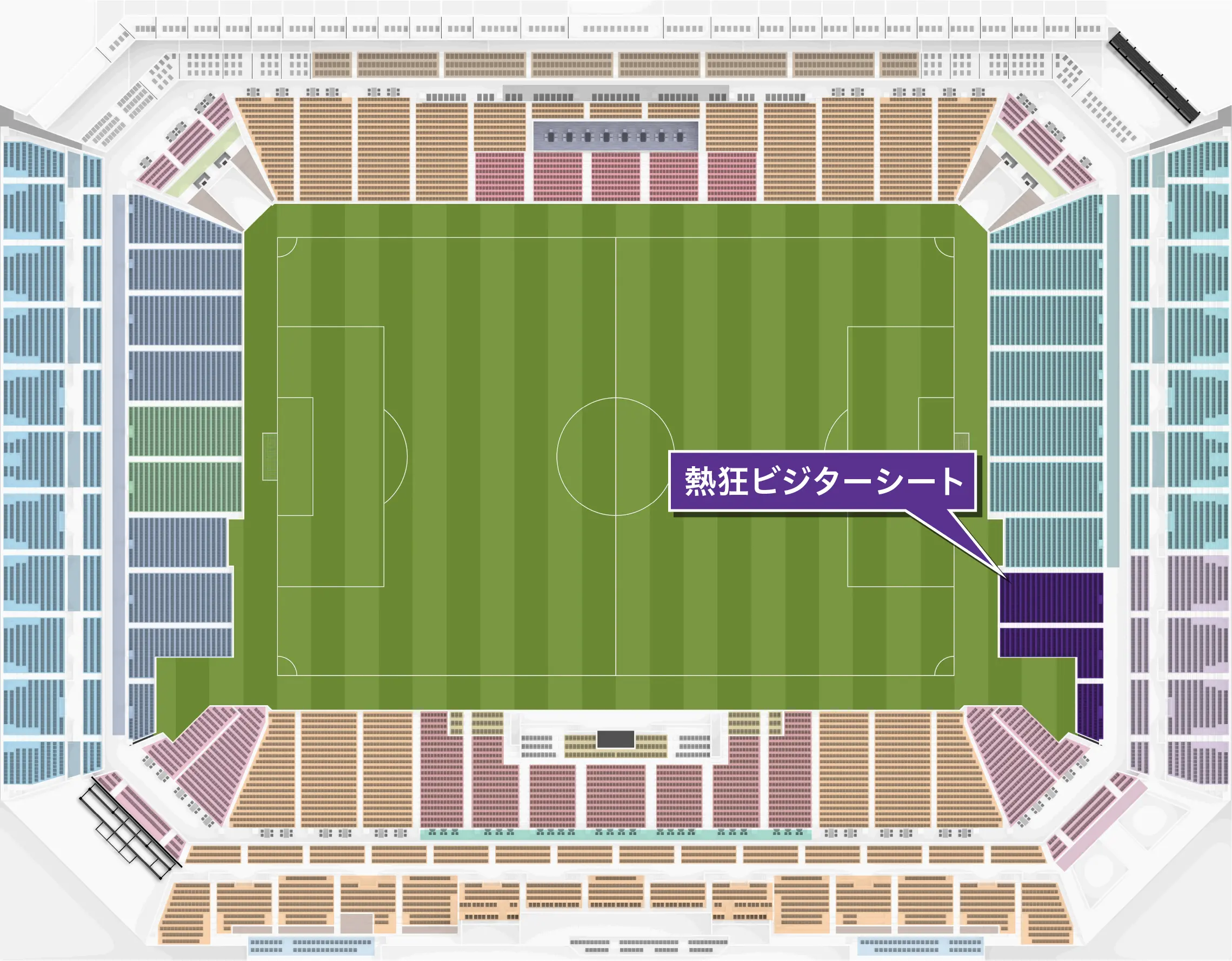 座席の場所